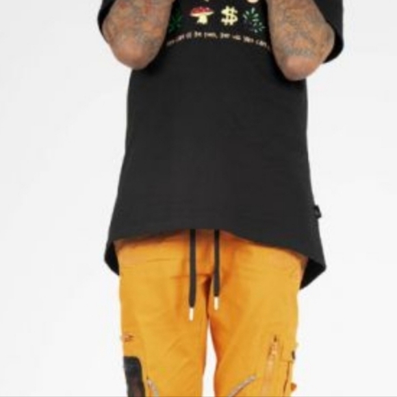 THE HIDEOUT CLOTHING COMPANY blossom cargo joggers size large - Picture 5 of 6